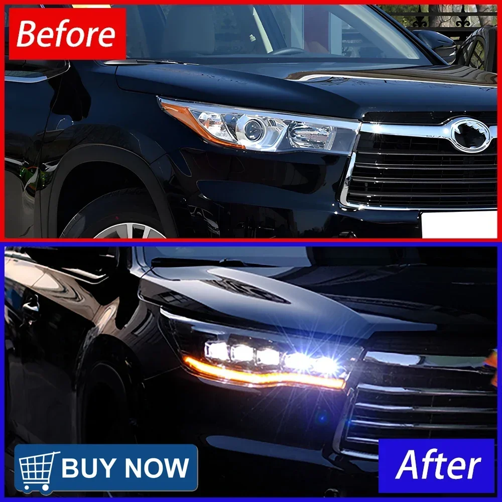 For Toyota Highlander 2015-2017 Car Front Lamps All New Upgrade Blink Dynamic Light Projector Five Lens Hot Sale Accessories
For Toyota Highlander 2015-2017 Car Front Lamps All New Upgrade Blink Dynamic Light Projector Five Lens Hot Sale Accessories