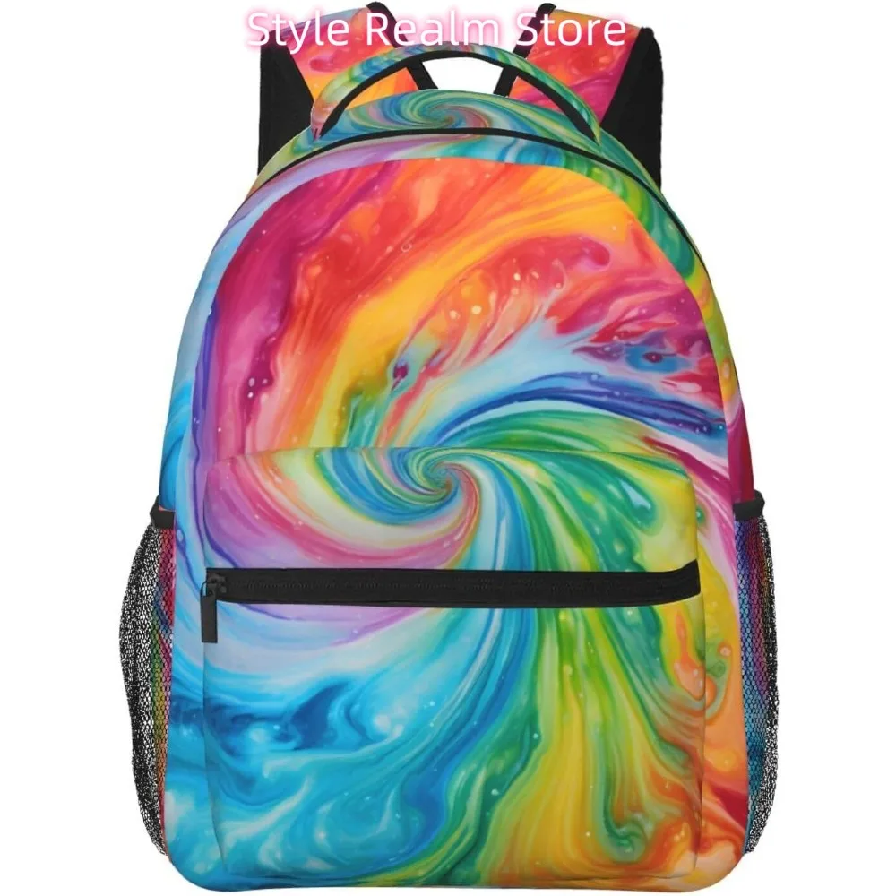Swirl Art Tie Dye Lightweight Laptop Backpack Lightweight Multipurpose Travel Casual Daypack Unisex College Backapcks for Men Wo
Swirl Art Tie Dye Lightweight Laptop Backpack Lightweight Multipurpose Travel Casual Daypack Unisex College Backapcks for Men Wo