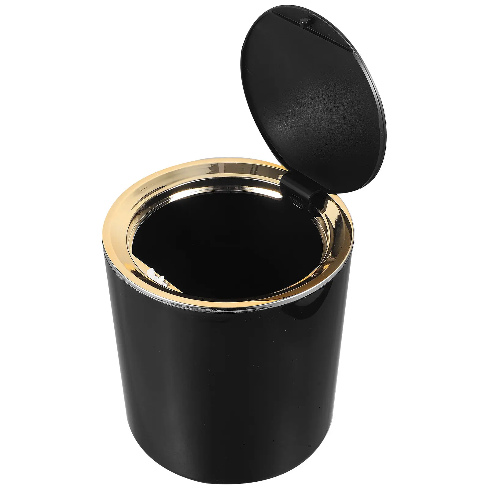 Trash Can for Office Cans with Lid Tabletop Black Countertop Wastebasket Garbage
Trash Can for Office Cans with Lid Tabletop Black Countertop Wastebasket Garbage