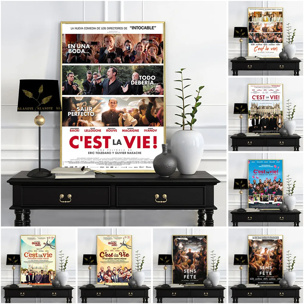 C'est la vie! Art Print Poster French Movie Canvas Painting Living Room Home Decor Comedy Film Wall Art Prints Picture
C'est la vie! Art Print Poster French Movie Canvas Painting Living Room Home Decor Comedy Film Wall Art Prints Picture
