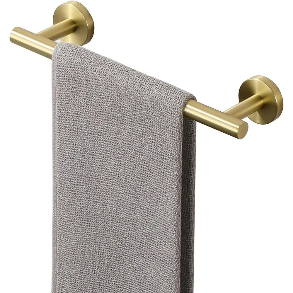 12 Inch Wall Mount Brushed Gold Towel Bar, Kitchen or Bathroom Towel Rack, Stainless Steel Towel Ring Holder
12 Inch Wall Mount Brushed Gold Towel Bar, Kitchen or Bathroom Towel Rack, Stainless Steel Towel Ring Holder