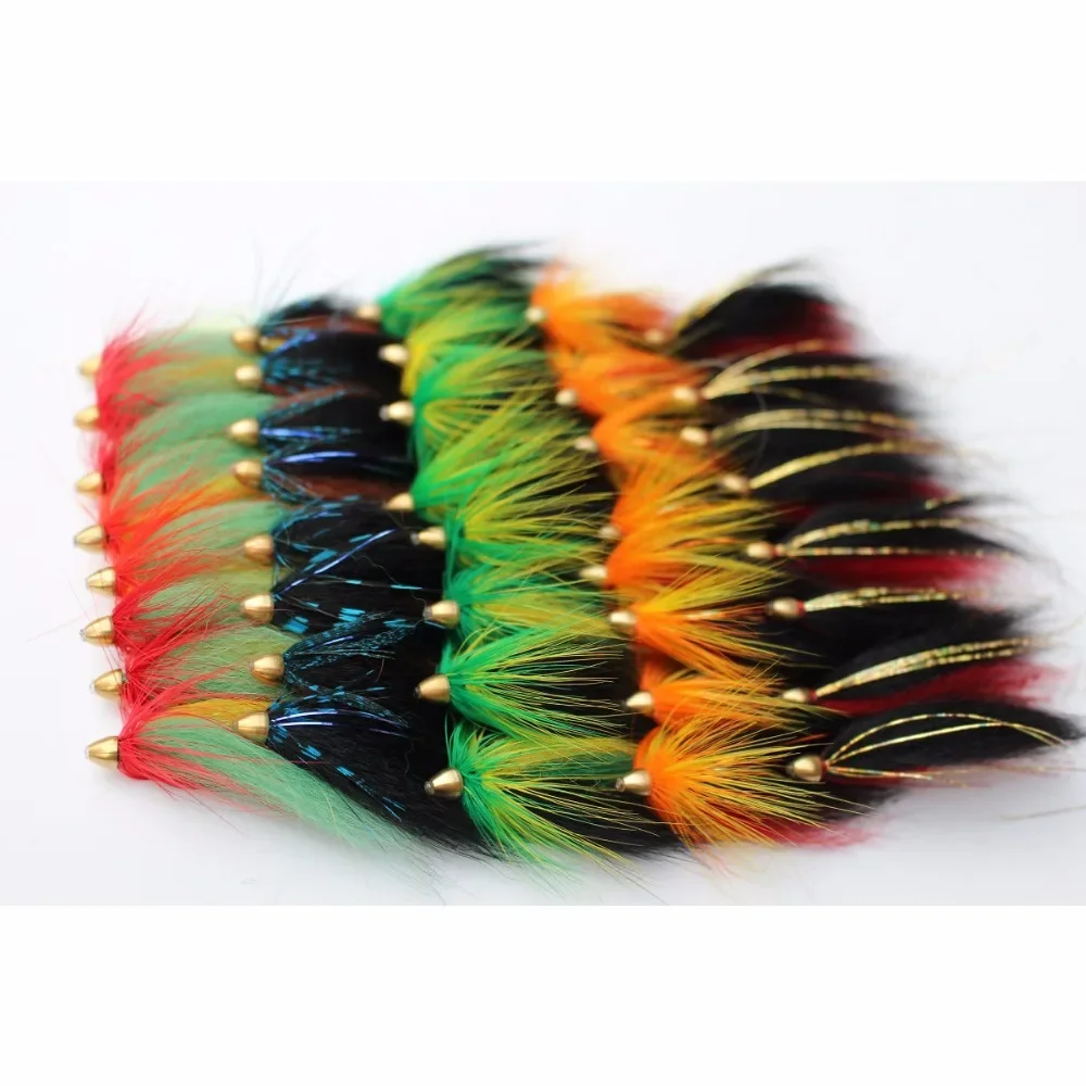 Tigofly 40 pcs/lot 5 Colors Cone Head Tube Fly Popular Streamer Fly Salmon Trout Steelhead Fly Fishing Flies Lures Set
Tigofly 40 pcs/lot 5 Colors Cone Head Tube Fly Popular Streamer Fly Salmon Trout Steelhead Fly Fishing Flies Lures Set