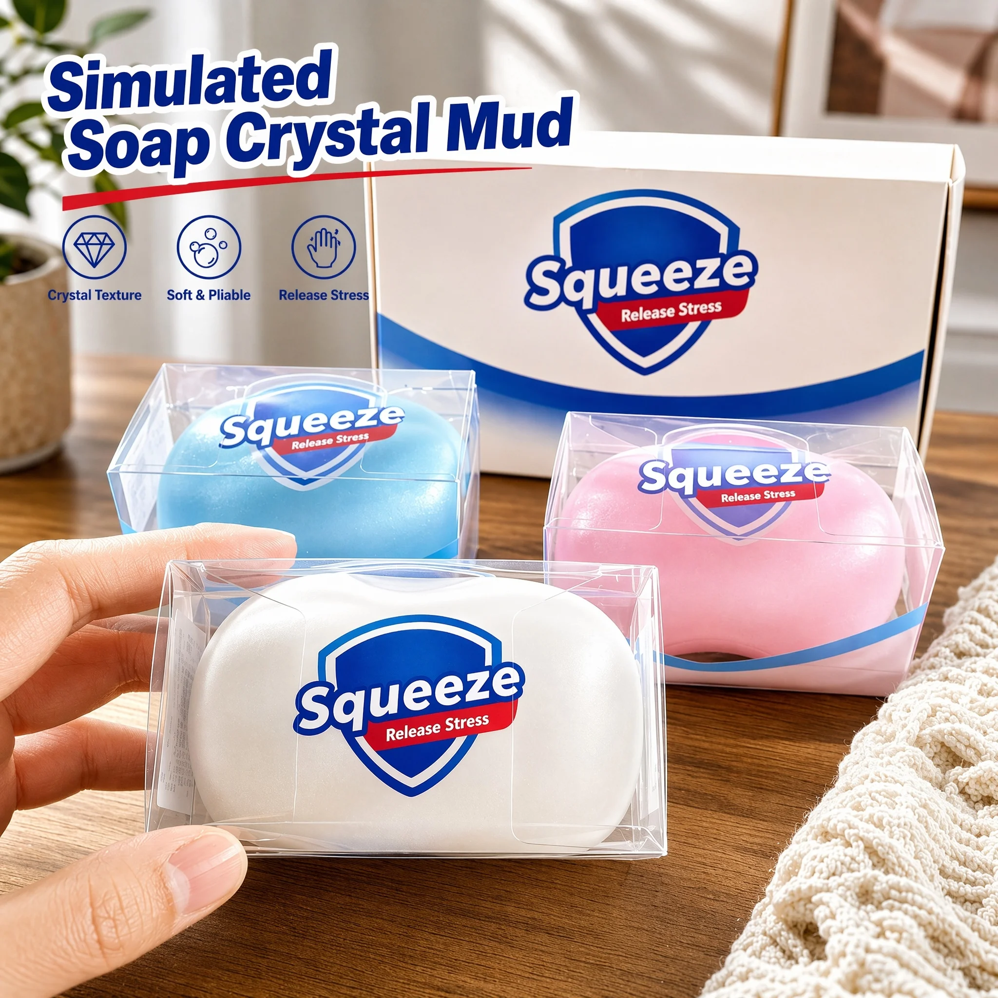 Crunchy Soap Ball Squishy Stress Ball Filled Soft & Squeeze Fidget Toys, Anti-Stress Anxiety Relief Hand Decompression Toy
Crunchy Soap Ball Squishy Stress Ball Filled Soft & Squeeze Fidget Toys, Anti-Stress Anxiety Relief Hand Decompression Toy