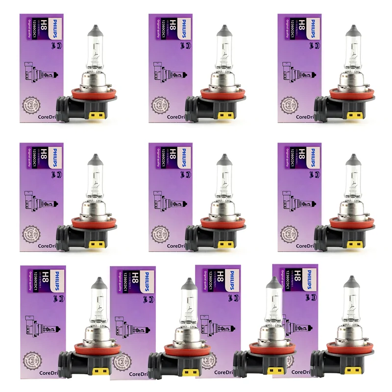 Philips 10 Lamps H8 12V 35W PGJ19-1 12360CDC1 Original Light Car Fog Lamp OEM Quality Auto Head Bulb
Philips 10 Lamps H8 12V 35W PGJ19-1 12360CDC1 Original Light Car Fog Lamp OEM Quality Auto Head Bulb