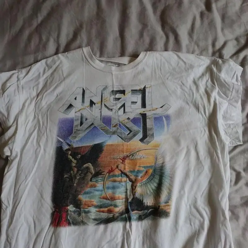 Angel Dust T Shirt Patches White Cotton
Angel Dust T Shirt Patches White Cotton