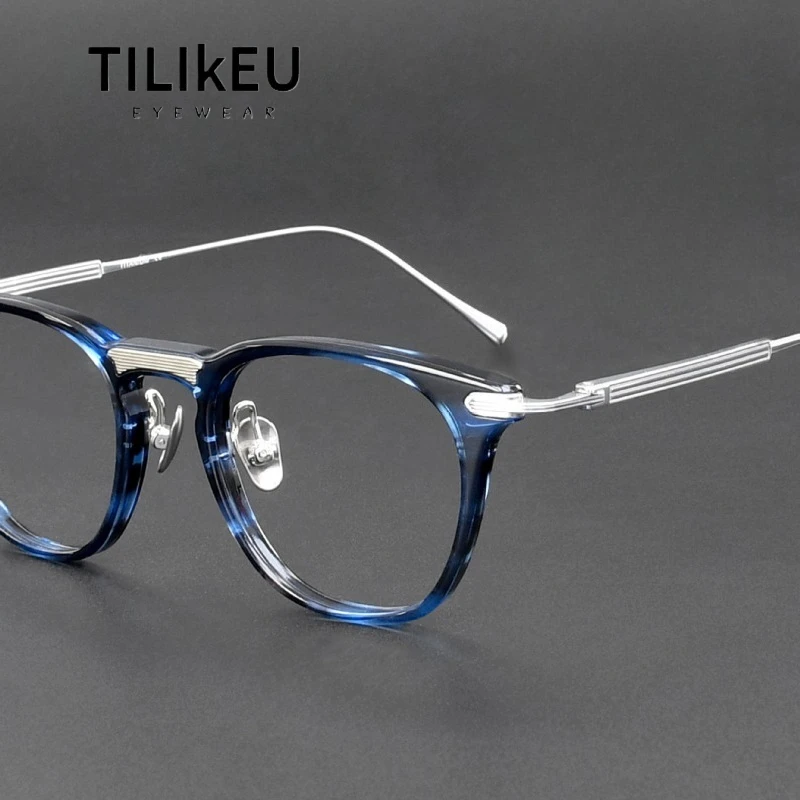 Japanese Handmade Acetate Titanium Eyeglasses Frame Men Retro Oval Full Frame Tortoise Spectacle Small Face Women Luxury Eyewear
Japanese Handmade Acetate Titanium Eyeglasses Frame Men Retro Oval Full Frame Tortoise Spectacle Small Face Women Luxury Eyewear