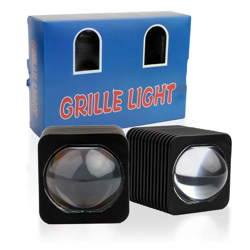 Universal Car Grille Lamp Dual Color LED Headlights Laser Fog Light Lens CSP 3000K 6000K Yellow White Light Retrofitting lights
Universal Car Grille Lamp Dual Color LED Headlights Laser Fog Light Lens CSP 3000K 6000K Yellow White Light Retrofitting lights