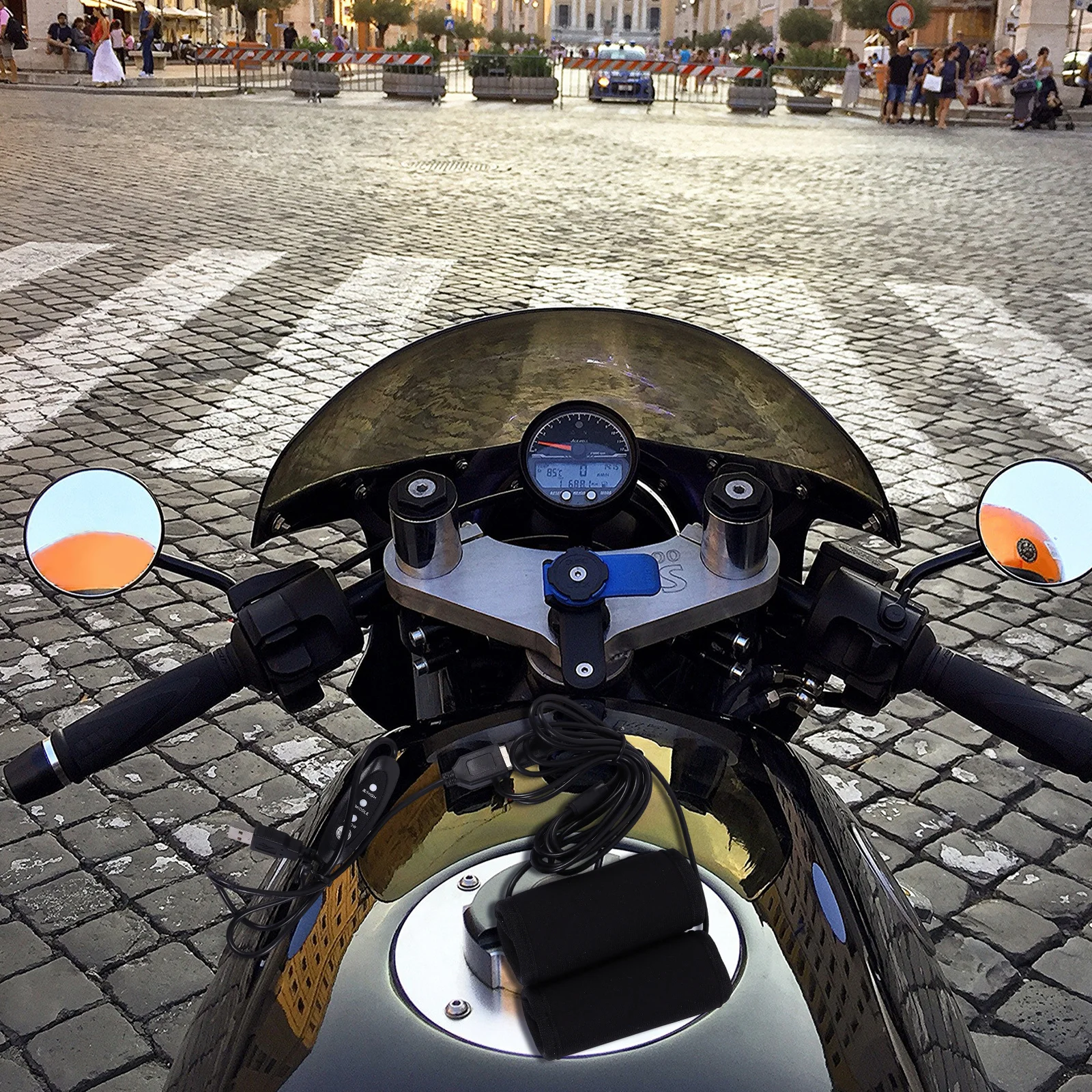 Motorcycle Heated Grip USB Extension Cord Wired Handlebar Thermostat Warmer Pad Ultra Thin Heating Plate Constant Temperature
Motorcycle Heated Grip USB Extension Cord Wired Handlebar Thermostat Warmer Pad Ultra Thin Heating Plate Constant Temperature