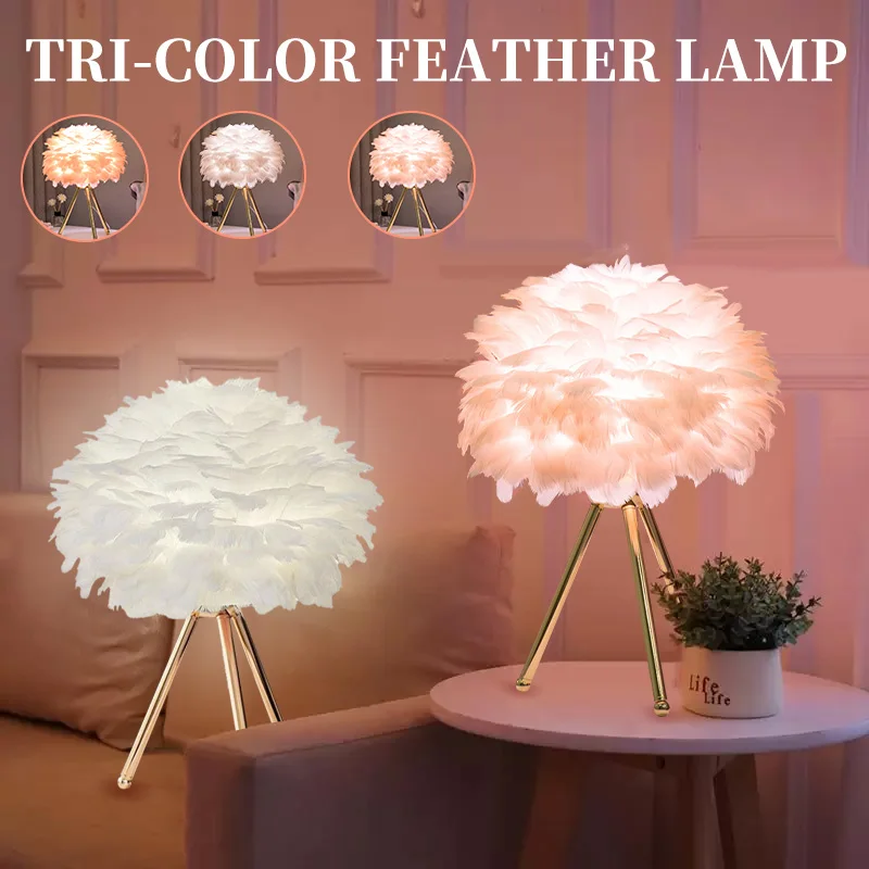 Feather Bedside Table Lamp Elegant LED Table Lamp Bedroom Living Room Desktop Nightstand Decoration Romantic Night Light
Feather Bedside Table Lamp Elegant LED Table Lamp Bedroom Living Room Desktop Nightstand Decoration Romantic Night Light