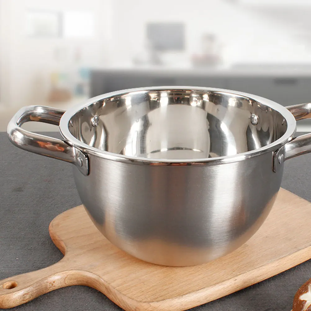 Stainless Steel Kitchen Cookware Small with Handles Anti-Scald Design Heat Resistant Rustproof for Home
Stainless Steel Kitchen Cookware Small with Handles Anti-Scald Design Heat Resistant Rustproof for Home