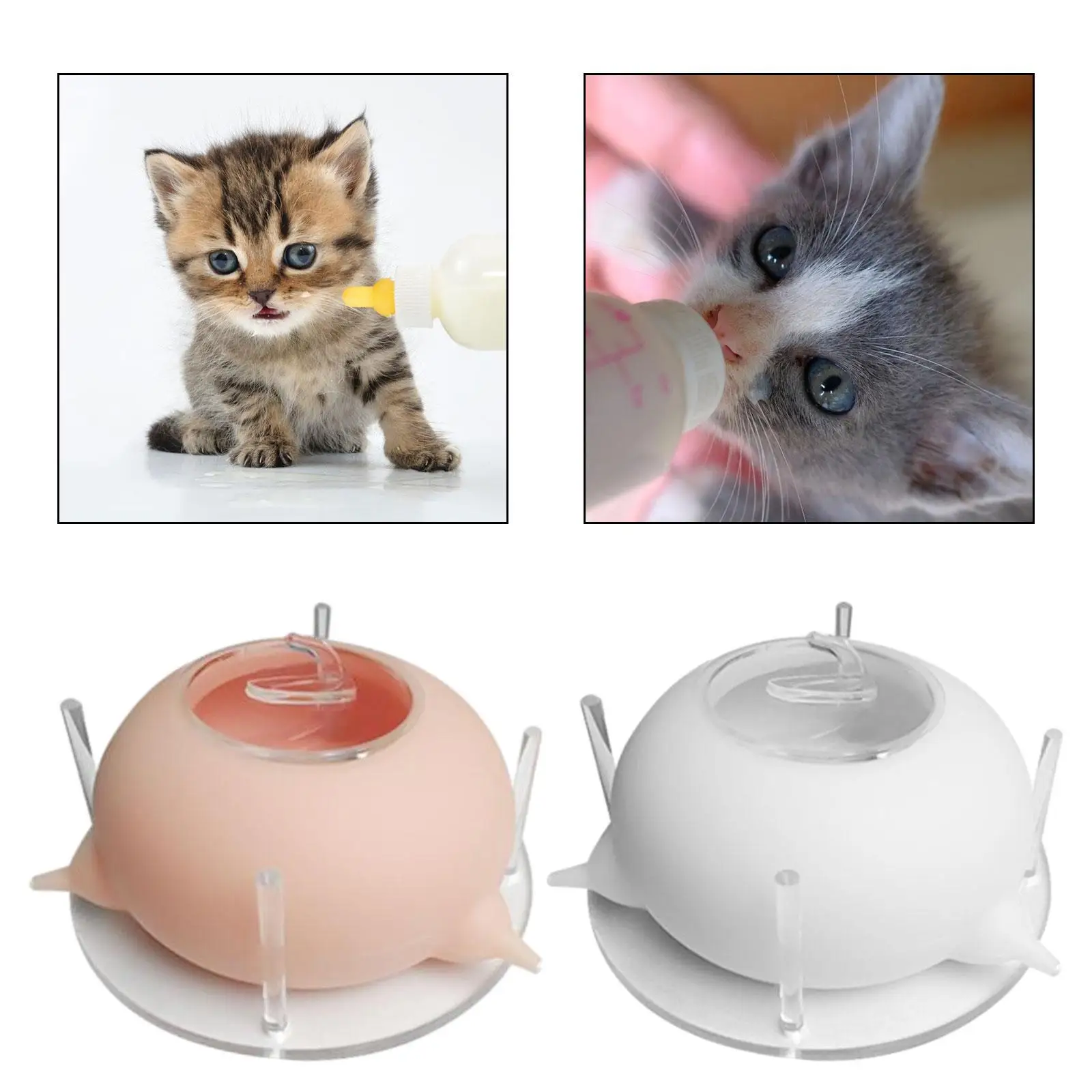 Pet Self and Feeding Device Nursing Station Silicone 3 Nipples Milk Bowl Pet
Pet Self and Feeding Device Nursing Station Silicone 3 Nipples Milk Bowl Pet