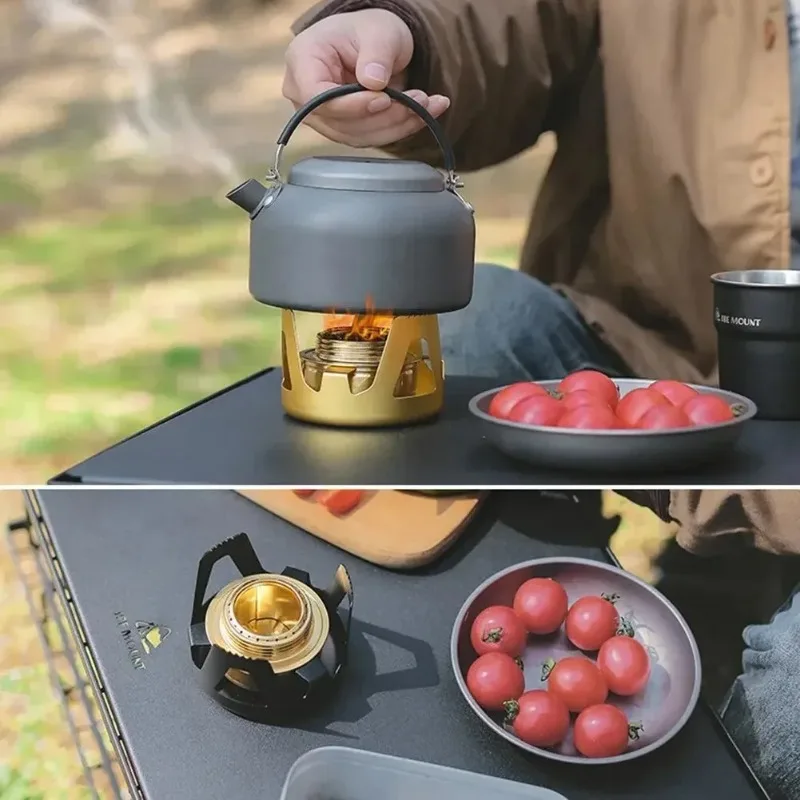 Portable Mini Alcohol Stove Burner Adjustable Firepower Gasoline Stove Aluminum Alloy Bracket Ultralight Brass Camping Stoves
Portable Mini Alcohol Stove Burner Adjustable Firepower Gasoline Stove Aluminum Alloy Bracket Ultralight Brass Camping Stoves