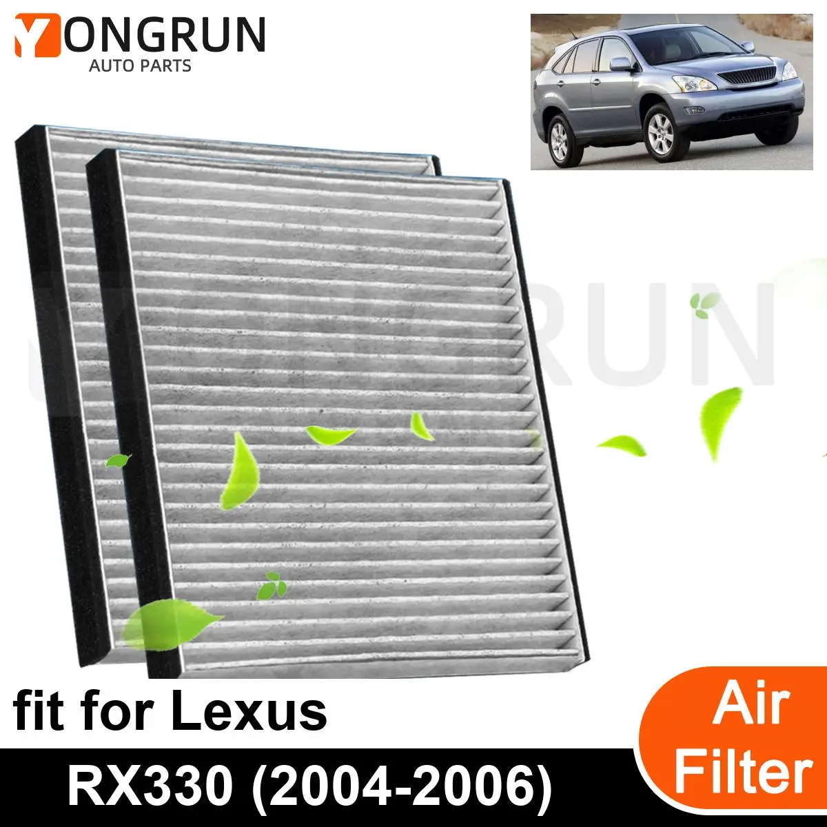 2 шт., автомобильный воздушный фильтр для двигателя 2004-2006 Lexus RX330, автомобильные аксессуары OEM CF10132 87139-06030 87139-32010 87139-YZZ05
2 шт., автомобильный воздушный фильтр для двигателя 2004-2006 Lexus RX330, автомобильные аксессуары OEM CF10132 87139-06030 87139-32010 87139-YZZ05