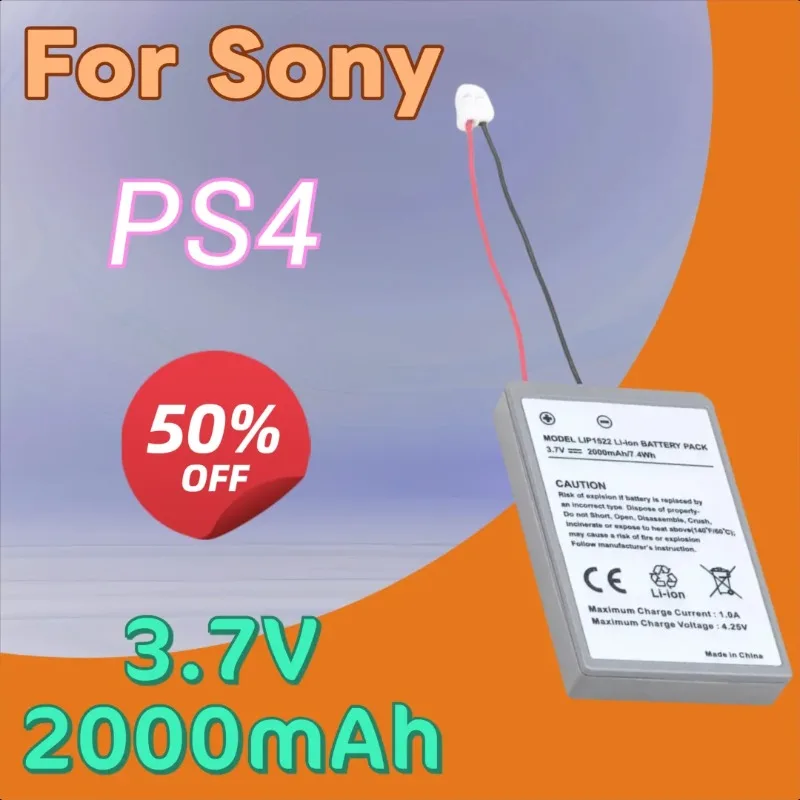 2000mAh for Sony Playstation PS4 Controller Battery Bluetooth Controller with Built-in PS4 Battery
2000mAh for Sony Playstation PS4 Controller Battery Bluetooth Controller with Built-in PS4 Battery