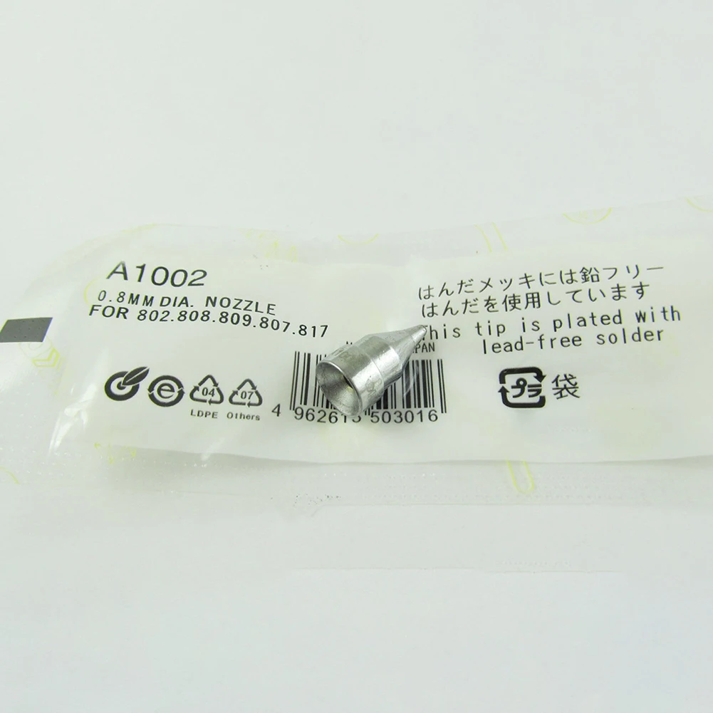 Leadless Welding Header Soldering Tips Header Leadless Welding Tip 802 808 809 807 817 A Series A1002-7 Durable
Leadless Welding Header Soldering Tips Header Leadless Welding Tip 802 808 809 807 817 A Series A1002-7 Durable