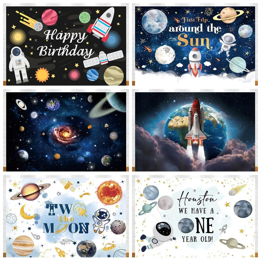 Universe Earth Space Planet Astronaut Backdrop Starry Sky Spacecraft Baby Birthday Party Photography Background Photozone Banner
Universe Earth Space Planet Astronaut Backdrop Starry Sky Spacecraft Baby Birthday Party Photography Background Photozone Banner