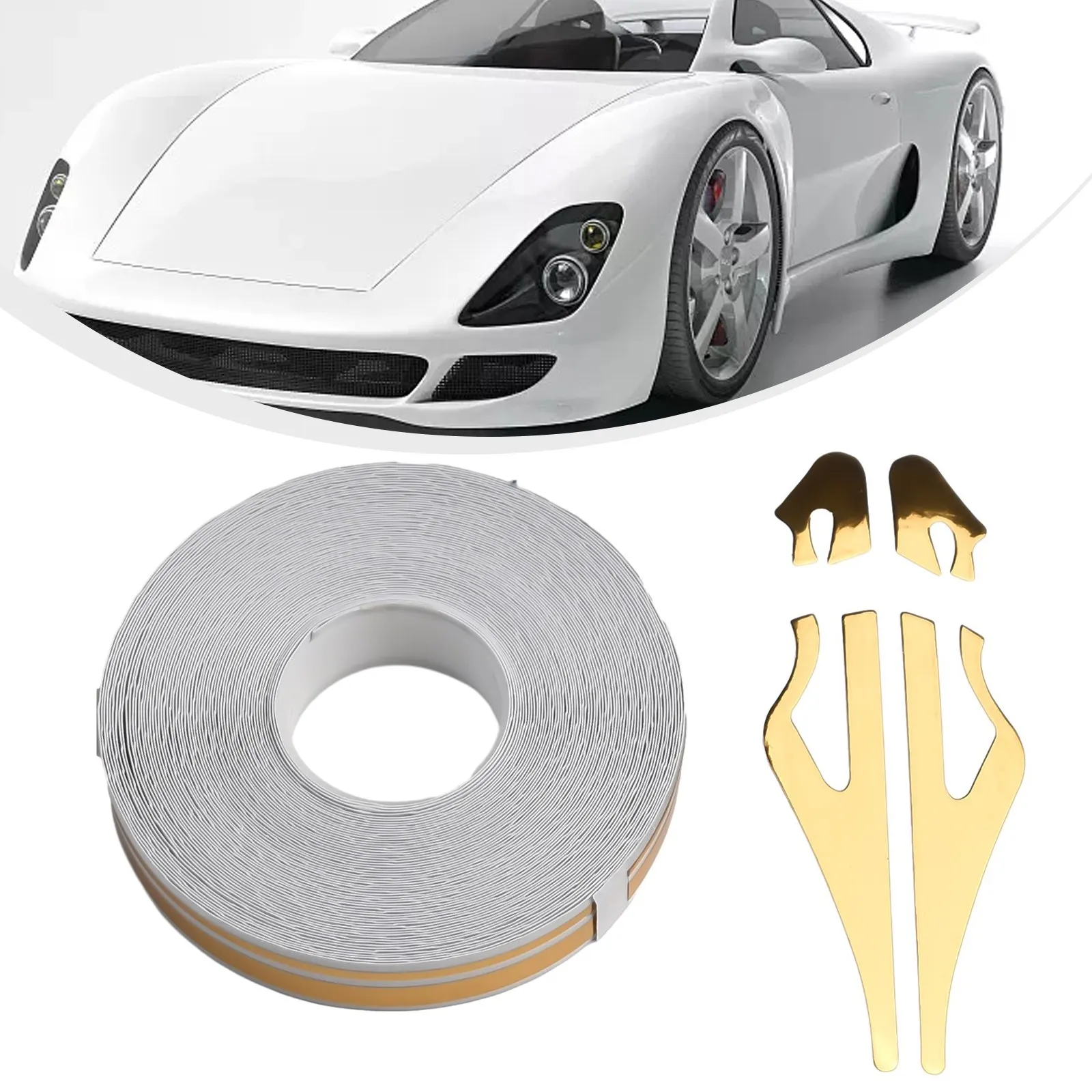 32 Feet Long Vinyl Pinstriping Tape with Double Line Design Suitable for Cars Motorcycles Bikes Helmets and Various Surfaces
32 Feet Long Vinyl Pinstriping Tape with Double Line Design Suitable for Cars Motorcycles Bikes Helmets and Various Surfaces