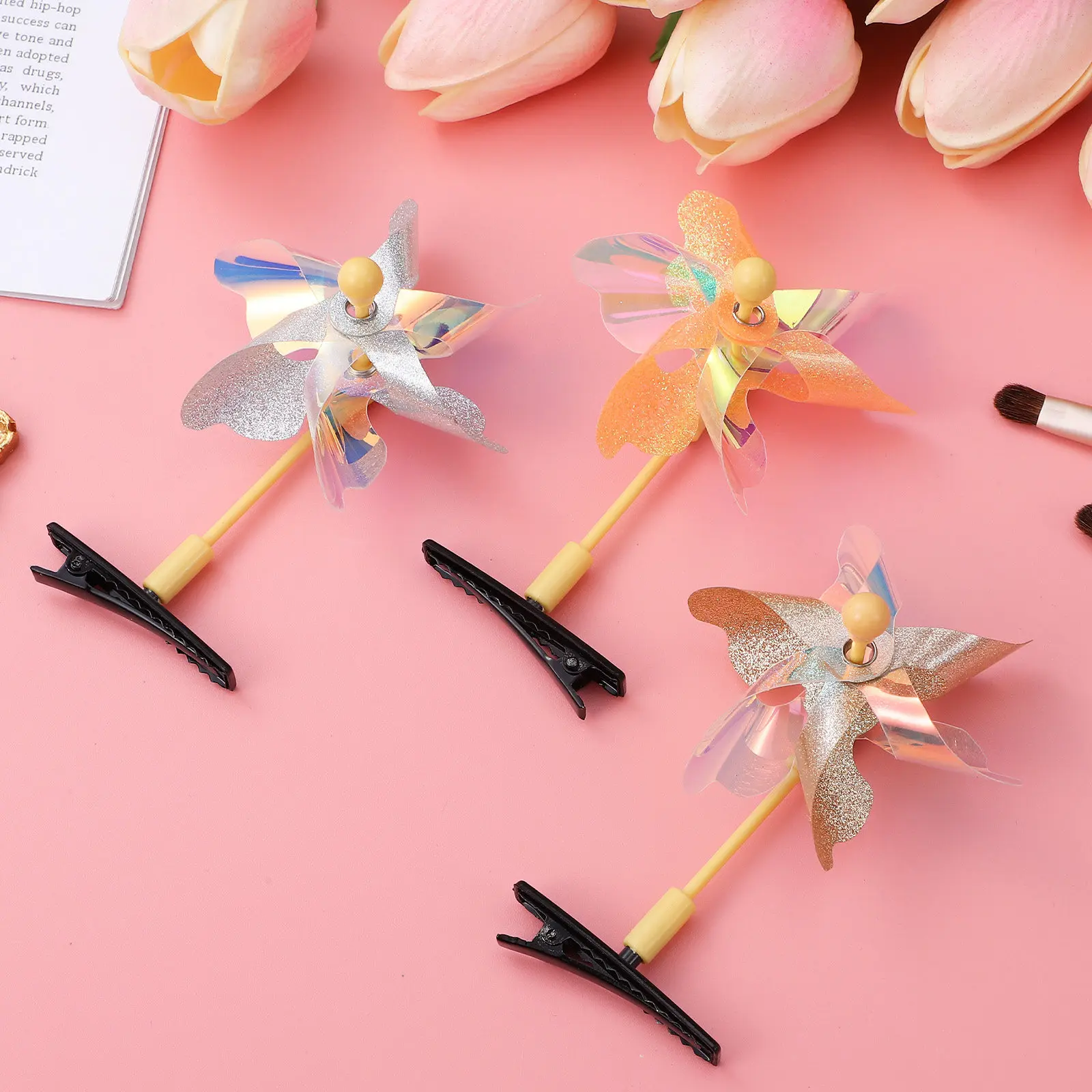 20Pcs Windmill Hair Clips Sparkly Pinwheel Hairpin Lightweight Comfortable Barrettes for Women Party Wedding Daily Use
20Pcs Windmill Hair Clips Sparkly Pinwheel Hairpin Lightweight Comfortable Barrettes for Women Party Wedding Daily Use