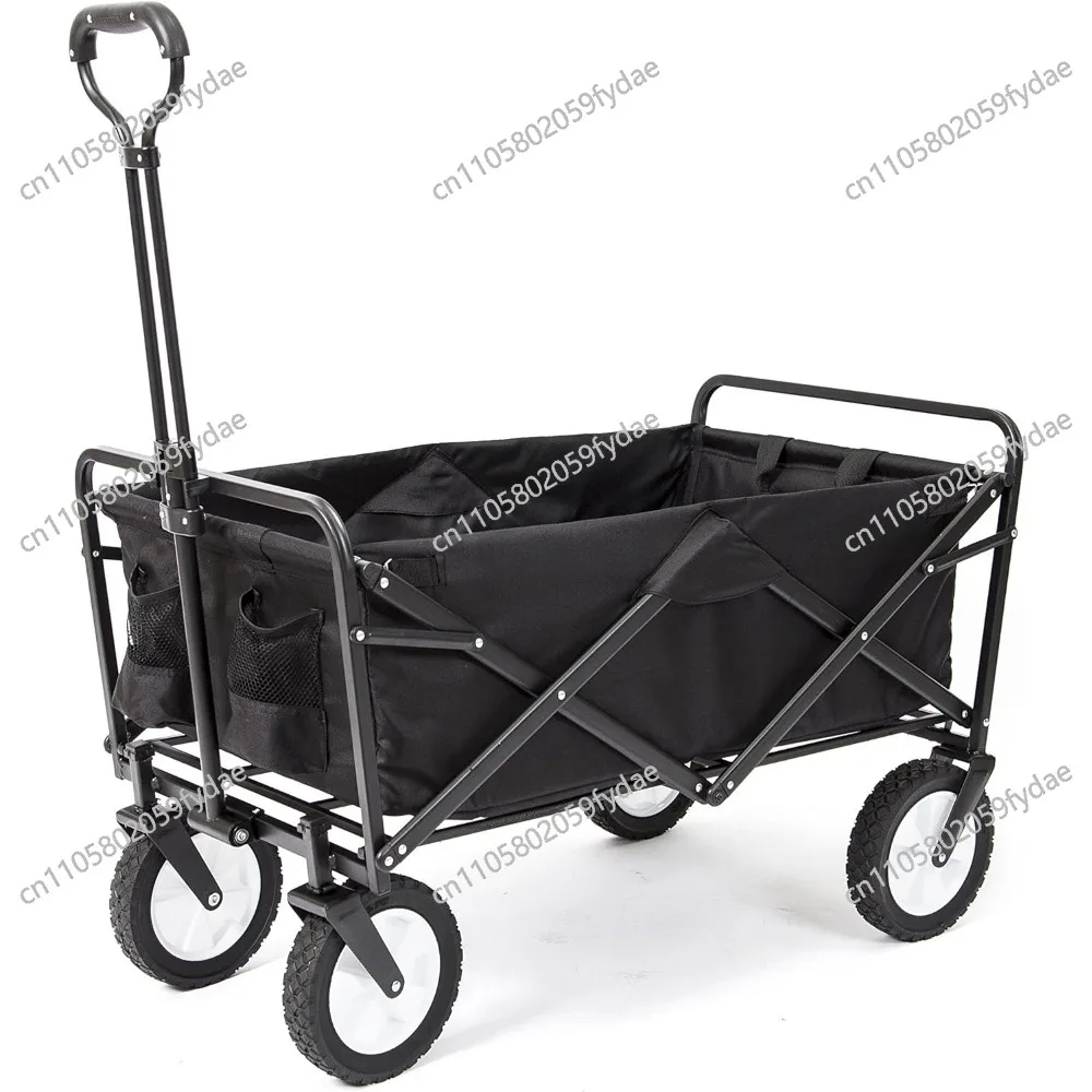Sports Collapsible Folding Outdoor Utility Wagon, Black
Sports Collapsible Folding Outdoor Utility Wagon, Black