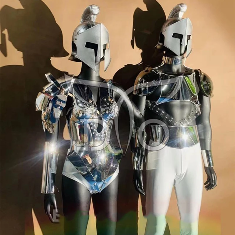 European & American Clothing Women/Men Silver Costumes Nightclub Festival Party Stage Performance Costumes Cosplay Suit DWY7750
European & American Clothing Women/Men Silver Costumes Nightclub Festival Party Stage Performance Costumes Cosplay Suit DWY7750