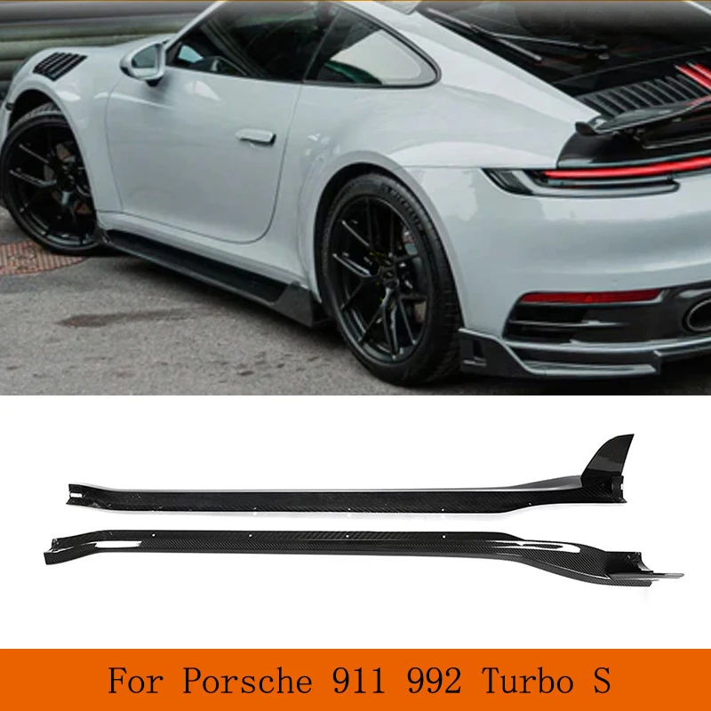 Car Side Skirts Apron Extensions Lip Dry Carbon Splitters For Porsche 911 Turbo S 2019-2023 Door Lip Guard Body Kit
Car Side Skirts Apron Extensions Lip Dry Carbon Splitters For Porsche 911 Turbo S 2019-2023 Door Lip Guard Body Kit