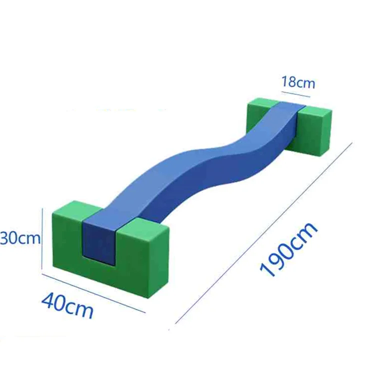 Изготовленная на заказ S-образная мягкая балансировочная балка для детей
Изготовленная на заказ S-образная мягкая балансировочная балка для детей