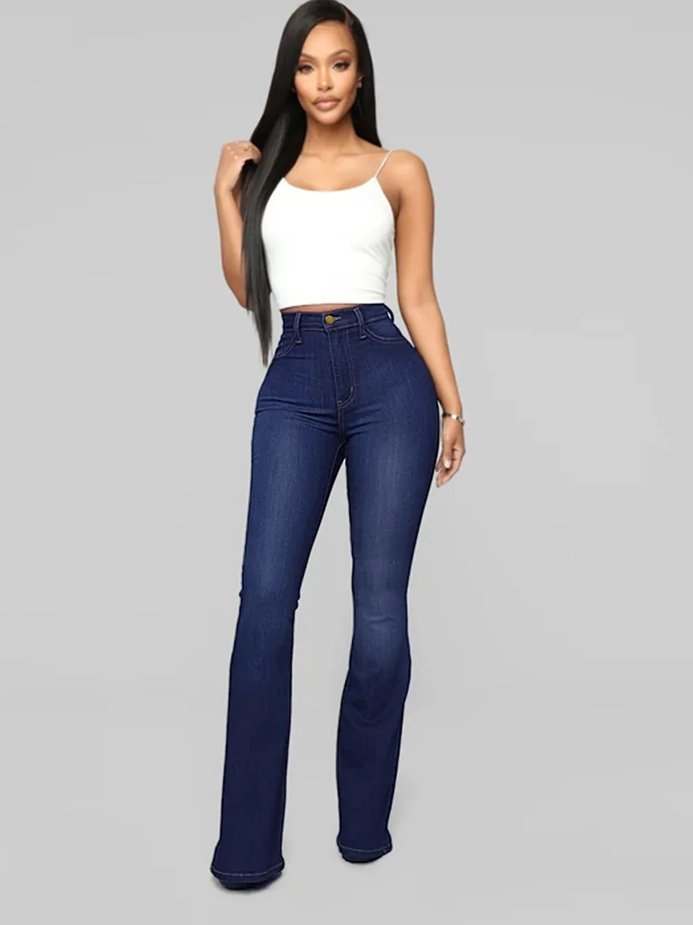 High Waist Slim Fit Button up Color Jeans Women's Fashion High Waist Button Denim Pants mid Stretch Polyester Fabric
High Waist Slim Fit Button up Color Jeans Women's Fashion High Waist Button Denim Pants mid Stretch Polyester Fabric