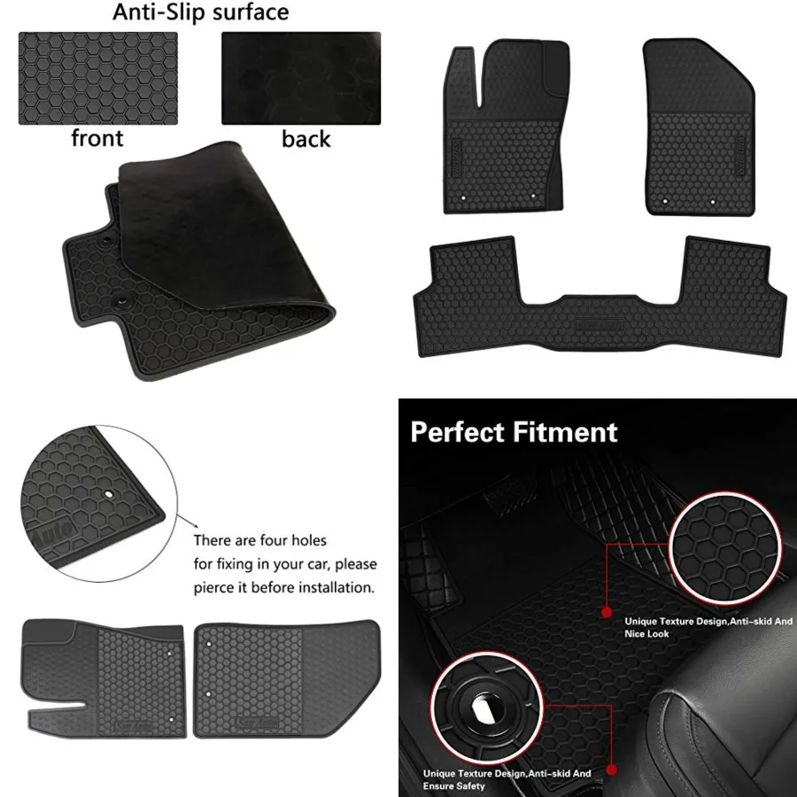 Car Floor Mats for Jeep Renegade 2015-2025 2026 Custom Fit Full Black Rubber Car Floor Liners Set All Weather Protection Heavy Duty Odorless
Car Floor Mats for Jeep Renegade 2015-2025 2026 Custom Fit Full Black Rubber Car Floor Liners Set All Weather Protection Heavy Duty Odorless