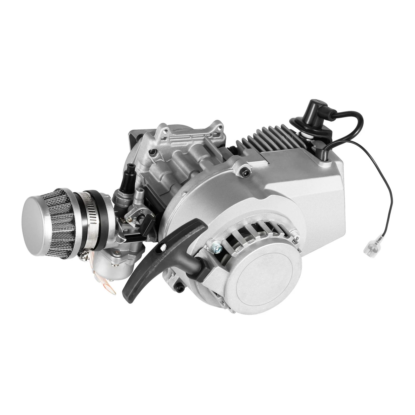 49cc 2-Stroke Bike Engine Kit 1.9KW 48km/h 1.2L Fuel Tank Air-Cooled for Bicycle/ATV/Scooter 
49cc 2-Stroke Bike Engine Kit 1.9KW 48km/h 1.2L Fuel Tank Air-Cooled for Bicycle/ATV/Scooter