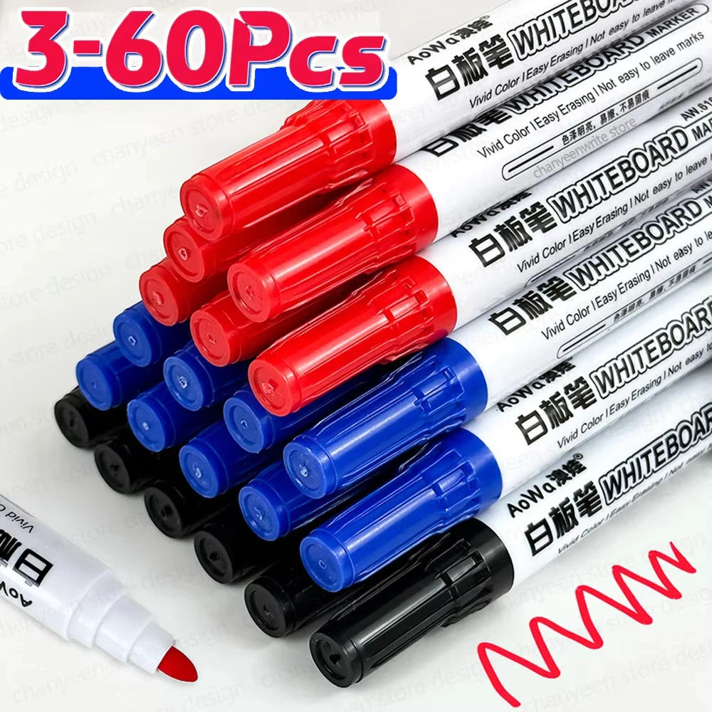 3-60Pcs Erasable Magnetic Whiteboard Marker Pen Blackboard Marker Chalk Glass Ceramics Office School Art Marker Stationery
3-60Pcs Erasable Magnetic Whiteboard Marker Pen Blackboard Marker Chalk Glass Ceramics Office School Art Marker Stationery