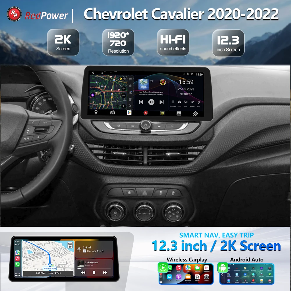 Автомобильное радио Redpower 12,3 дюйма для Chevrolet Cavalier 2020-2022, мультимедийный плеер, экран, GPS, Android 10, навигация CarPlay DSP
Автомобильное радио Redpower 12,3 дюйма для Chevrolet Cavalier 2020-2022, мультимедийный плеер, экран, GPS, Android 10, навигация CarPlay DSP