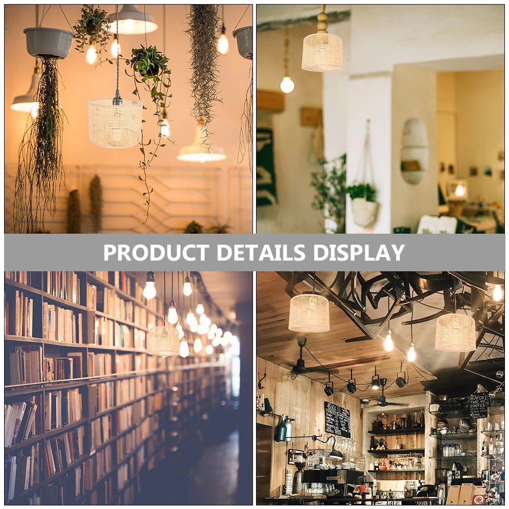 2pcs Rattan Grid Woven Pendant Light Cover Woven Pendant Light Cover Decorative Bamboo Lampshade Bamboo Chandelier Shade
2pcs Rattan Grid Woven Pendant Light Cover Woven Pendant Light Cover Decorative Bamboo Lampshade Bamboo Chandelier Shade