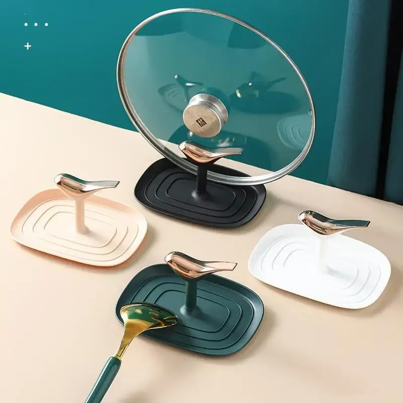 Pan Lid Holder Supports Spoons Pot Cover Rests Spatula Stand For Kitchen Convenience Utensils Tools Accessories Organizer
Pan Lid Holder Supports Spoons Pot Cover Rests Spatula Stand For Kitchen Convenience Utensils Tools Accessories Organizer