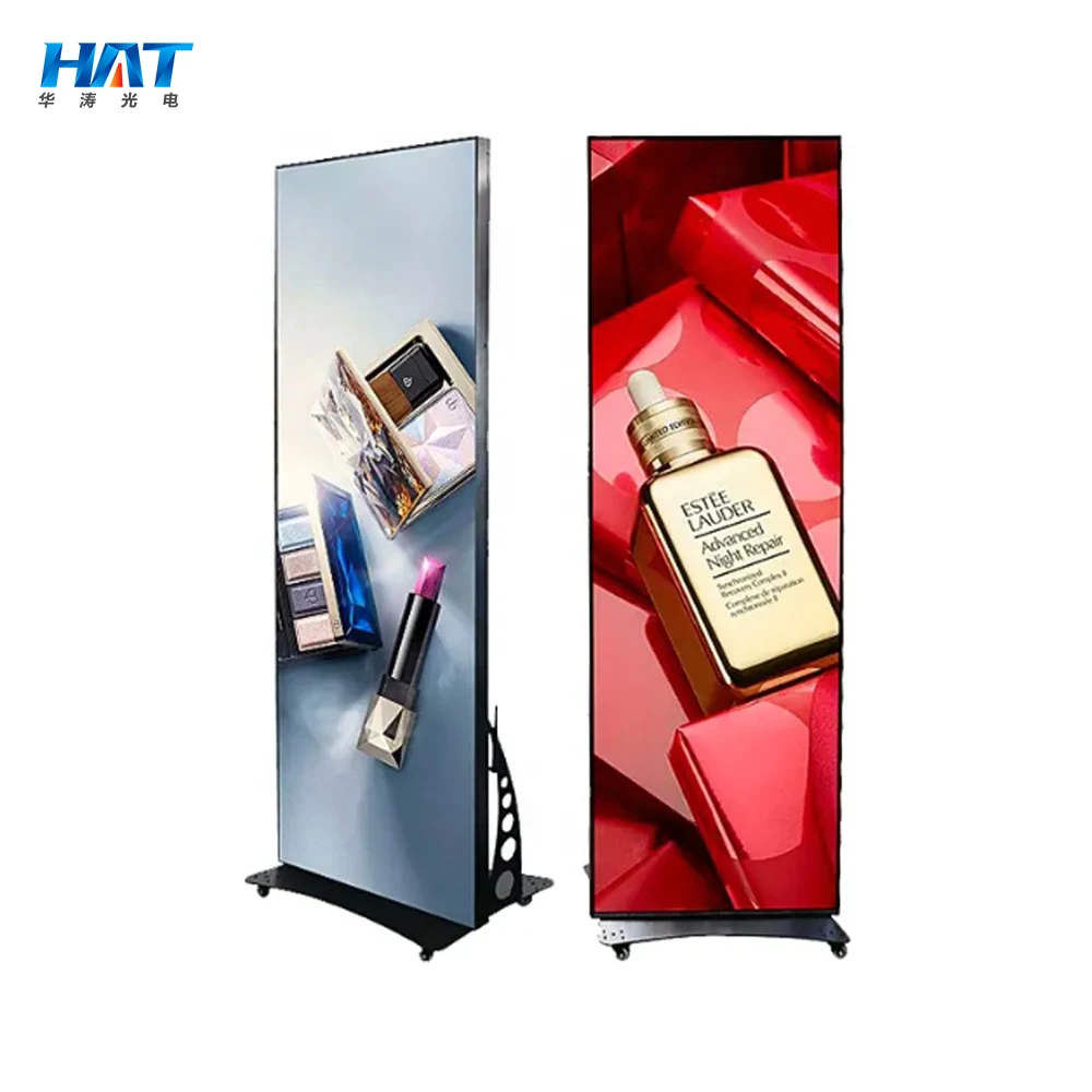 HAT P1.25 P1.86 P2 P2.5 P3 Indoor LED Poster Display Serials Various Size High Brightness Digital LED Advertising
HAT P1.25 P1.86 P2 P2.5 P3 Indoor LED Poster Display Serials Various Size High Brightness Digital LED Advertising
