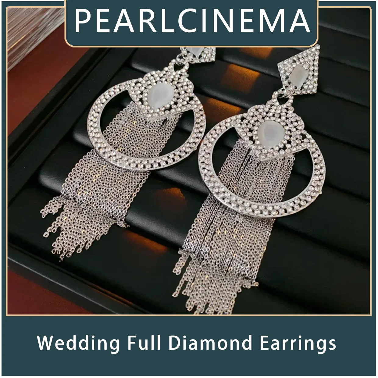 PEARLCINEMA Geometric Cat Eye Tassel Earrings, European Minimalist Style, Cross-border Jewelry.
PEARLCINEMA Geometric Cat Eye Tassel Earrings, European Minimalist Style, Cross-border Jewelry.