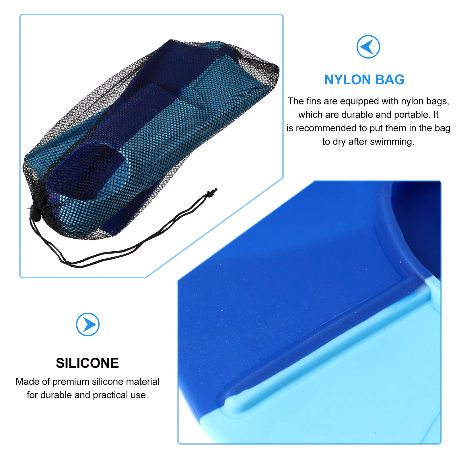 1Pair Premium Silicone Diving Training Fins Snorkeling Flippers Open Heel Black 39-41 26 Cm Natural Kick Performance
1Pair Premium Silicone Diving Training Fins Snorkeling Flippers Open Heel Black 39-41 26 Cm Natural Kick Performance