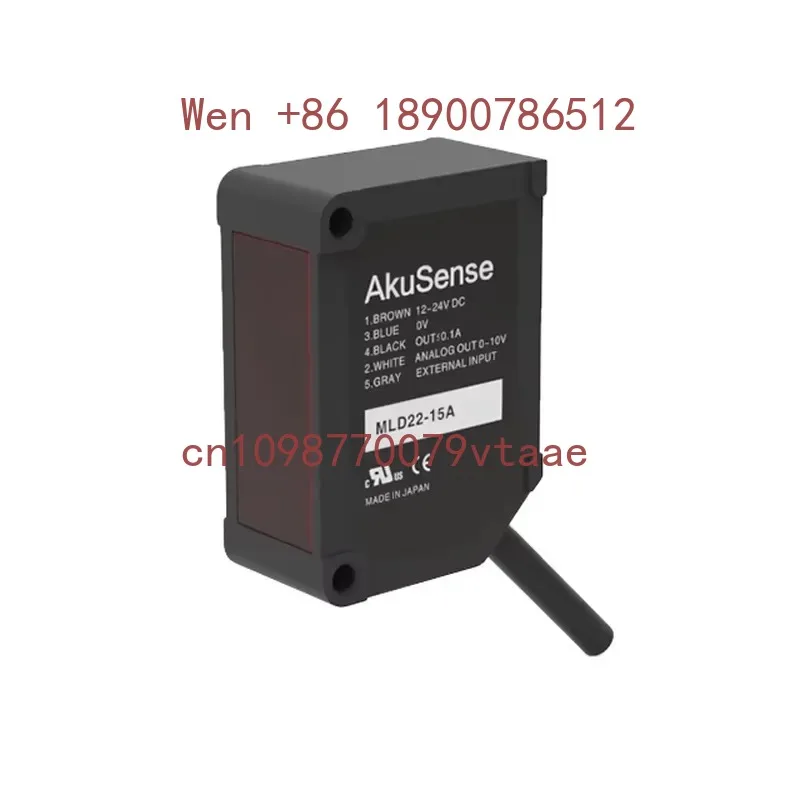 High Precision Displacement Sensor 0.01% Accuracy Analog Output for Thickness Measurement Akusense
High Precision Displacement Sensor 0.01% Accuracy Analog Output for Thickness Measurement Akusense