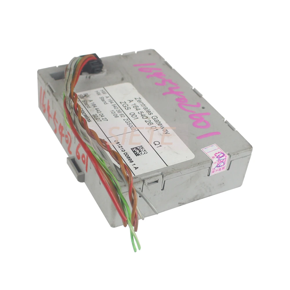 Suitable for Mercedes X164 GL550 ML550 GL450 R350 Gateway Control Module A1645402601 1645402601
Suitable for Mercedes X164 GL550 ML550 GL450 R350 Gateway Control Module A1645402601 1645402601