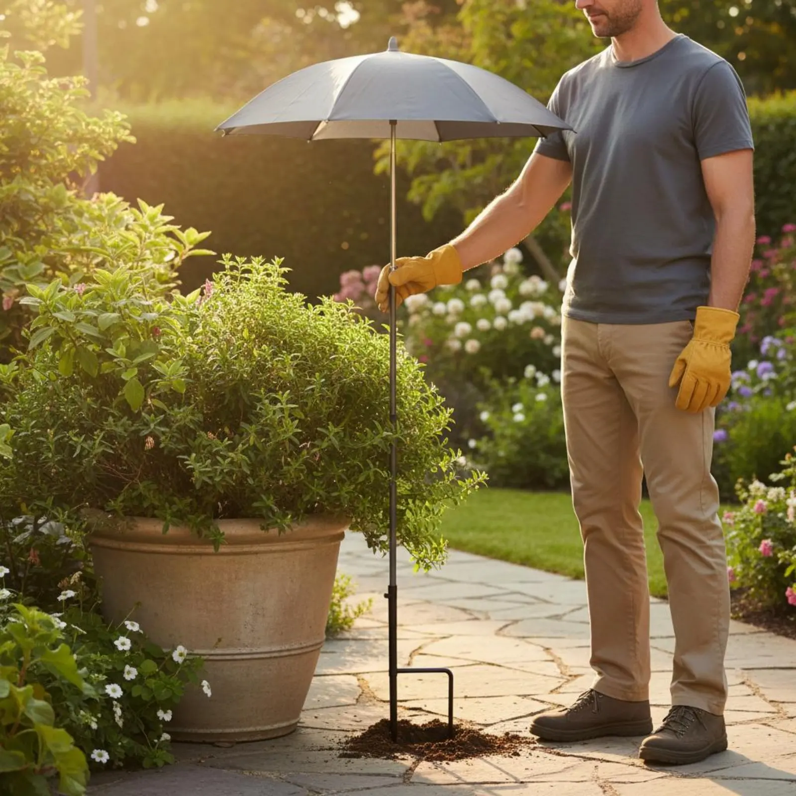 Plant Umbrella Sun Protection Plant Sunshade Mini Garden Umbrella Rainproof Flower Pot Rain Cover Easy to Insert for Balcony
Plant Umbrella Sun Protection Plant Sunshade Mini Garden Umbrella Rainproof Flower Pot Rain Cover Easy to Insert for Balcony