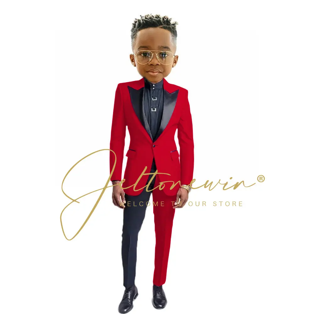 Colorblock Boys Suit 2 Pieces Set Peaked Lapel Wedding Tuxedos for Kids Custom Clothes 2-16 Years Old Outfit
Colorblock Boys Suit 2 Pieces Set Peaked Lapel Wedding Tuxedos for Kids Custom Clothes 2-16 Years Old Outfit