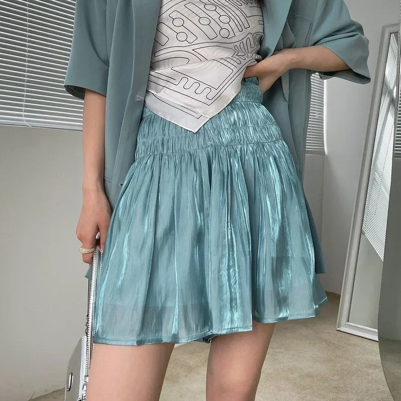 New Women's Summer Sexy Temperament Pleated Female Stitching High Waist Gauze Skirt Short Skirt Korean Fashion Clothing
New Women's Summer Sexy Temperament Pleated Female Stitching High Waist Gauze Skirt Short Skirt Korean Fashion Clothing