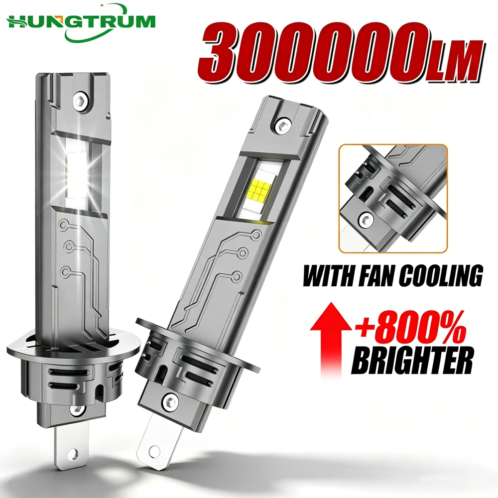 Turbo Fan Cooling 300000LM Super Bright H1 LED Headlight CANBUS Wireless Plug And Play Led Car Lights 7035 CSP CHIPS h1 Bulbs
Turbo Fan Cooling 300000LM Super Bright H1 LED Headlight CANBUS Wireless Plug And Play Led Car Lights 7035 CSP CHIPS h1 Bulbs