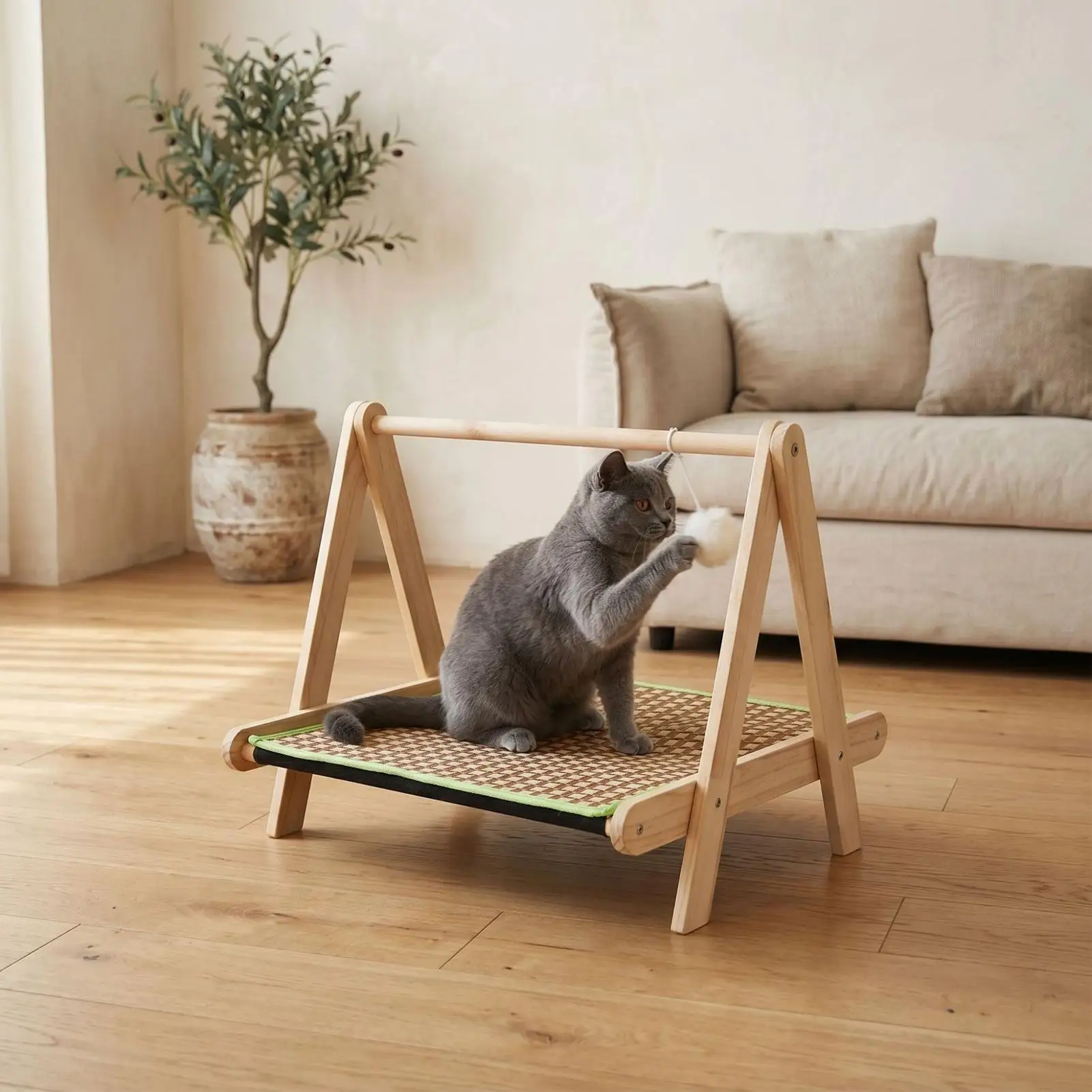 Cat Scratch Bed Anti-Tip Wooden Interactive Scratch Pad For Cats For Small Large Kitten Playing Exercise Climbing Sleeping
Cat Scratch Bed Anti-Tip Wooden Interactive Scratch Pad For Cats For Small Large Kitten Playing Exercise Climbing Sleeping