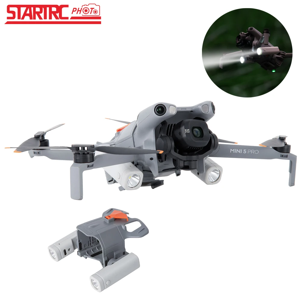 Светодиодный прожектор для ночного полета, аксессуар для дрона DJI Mini 5 Pro, аварийные мигалки, фара для полетов
Светодиодный прожектор для ночного полета, аксессуар для дрона DJI Mini 5 Pro, аварийные мигалки, фара для полетов