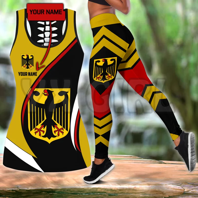 Germany Custom You Name Combo Tank Top + Legging 3D Printed Tank Top+Legging Combo Outfit Yoga Fitness Legging Women
Germany Custom You Name Combo Tank Top + Legging 3D Printed Tank Top+Legging Combo Outfit Yoga Fitness Legging Women