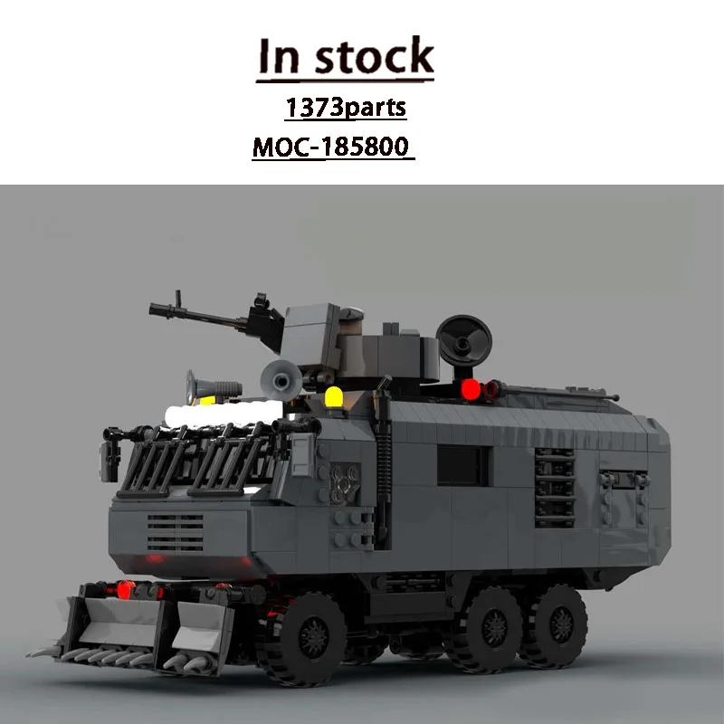 MOC-185800 New Desert Armored RV Model, 1373 Parts, MOC Creative Building Toy for Boys, Children's Birthday and Christmas Gift
MOC-185800 New Desert Armored RV Model, 1373 Parts, MOC Creative Building Toy for Boys, Children's Birthday and Christmas Gift