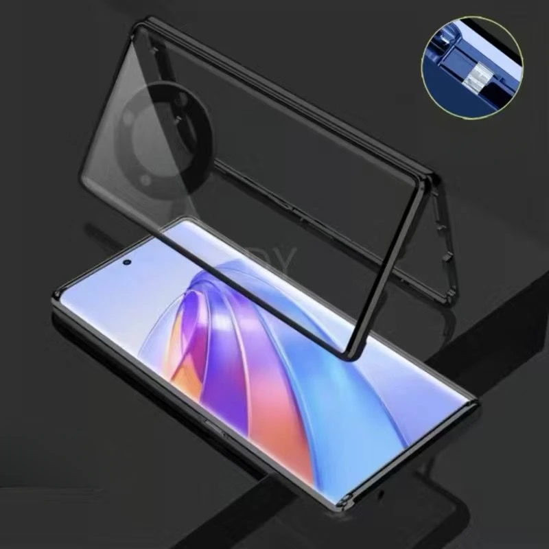 For Realme 11 Pro Plus 5G Metal Magnetic Adsorption Phone Case Double Sided Tempered Glass Full Lens Protection Cover Cases
For Realme 11 Pro Plus 5G Metal Magnetic Adsorption Phone Case Double Sided Tempered Glass Full Lens Protection Cover Cases