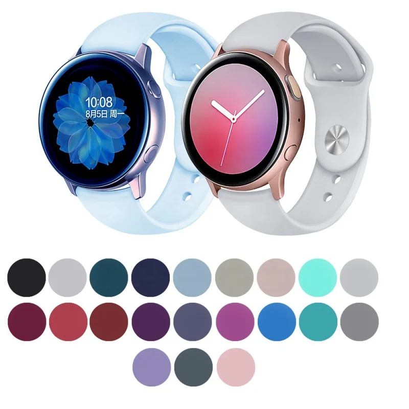 For Samsung Galaxy 22mm 40mm Active 2 Waterproof Silicone Smart Watch Band Rubber Watch Strap
For Samsung Galaxy 22mm 40mm Active 2 Waterproof Silicone Smart Watch Band Rubber Watch Strap