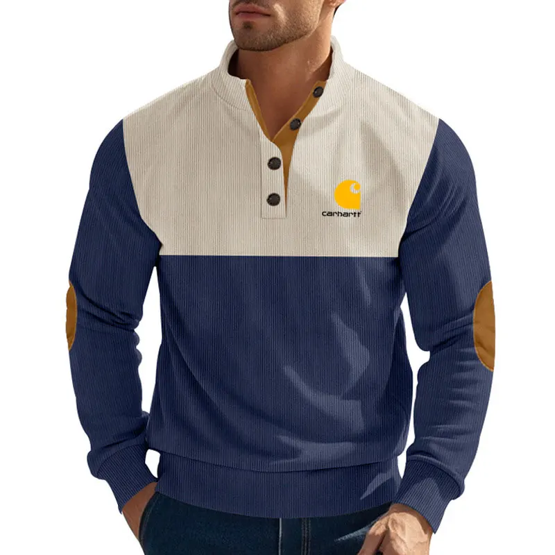 2024 Spring And Autumn New Men's Stand Collar Hoodie Retro Style Corduroy Matching Color Long-sleeved Knitwear Casual Men's Wear
2024 Spring And Autumn New Men's Stand Collar Hoodie Retro Style Corduroy Matching Color Long-sleeved Knitwear Casual Men's Wear
