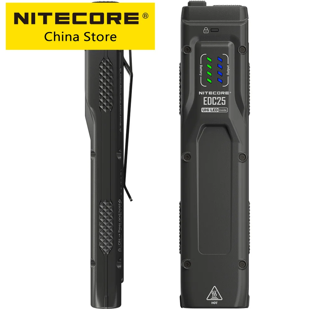 2026 Nitecore EDC25 3000 Lumens 1700mAh Battery USB-C Rechargeable LED Flashlight Ultra Slim Outdoor Hiking Camping Fishing Gear
2026 Nitecore EDC25 3000 Lumens 1700mAh Battery USB-C Rechargeable LED Flashlight Ultra Slim Outdoor Hiking Camping Fishing Gear